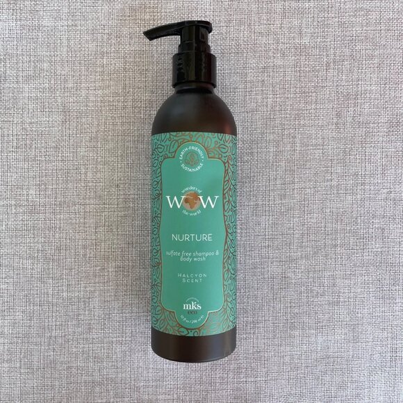 Earthly Body MKS Eco WOW Nurture Sulfate Free Shampoo and Body Wash 10 Oz - Picture 1 of 10